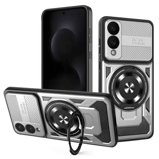 Калъф за Samsung Galaxy S25 Edge - RuggedCam - Сив