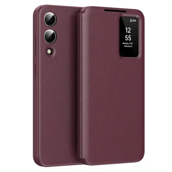 Калъф за Samsung Galaxy S25 Edge - SmartView Series - Червен
