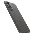 Калъф за Samsung Galaxy S25 Edge - Spigen - Liquid Air - Мраморно Сив