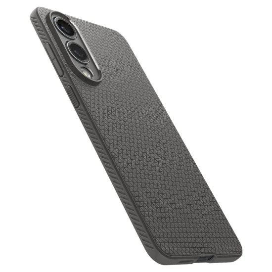 Калъф за Samsung Galaxy S25 Edge - Spigen - Liquid Air - Мраморно Сив