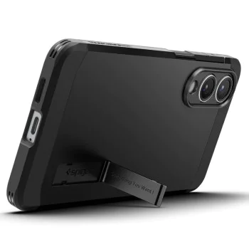 Калъф за Samsung Galaxy S25 Edge - Spigen - Tough Armor MagSafe - Черен