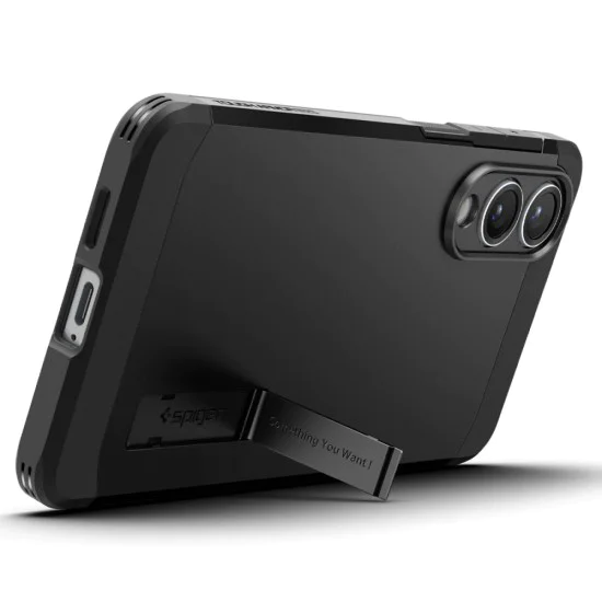 Калъф за Samsung Galaxy S25 Edge - Spigen - Tough Armor MagSafe - Черен