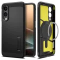 Калъф за Samsung Galaxy S25 Edge - Spigen - Tough Armor MagSafe - Черен