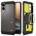 Калъф за Samsung Galaxy S25 Edge - Spigen - Tough Armor MagSafe - Gunmetal