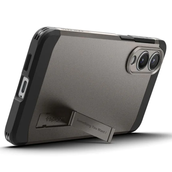 Калъф за Samsung Galaxy S25 Edge - Spigen - Tough Armor MagSafe - Gunmetal