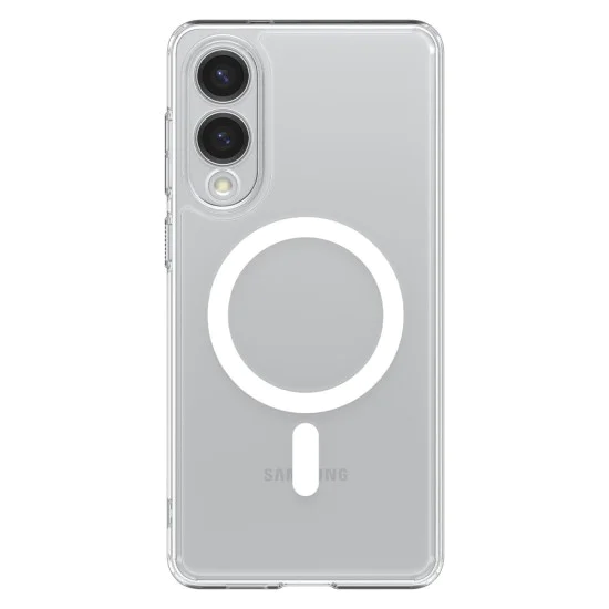 Калъф за Samsung Galaxy S25 Edge - Spigen - Ultra Hybrid MagSafe - Прозрачен / White