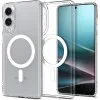Калъф за Samsung Galaxy S25 Edge - Spigen - Ultra Hybrid MagSafe - Прозрачен / White