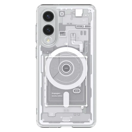 Калъф за Samsung Galaxy S25 Edge - Spigen - Ultra Hybrid Zero One MagSafe - Бял