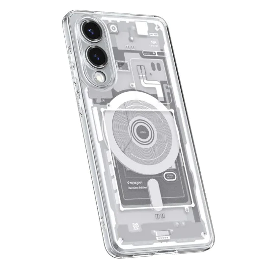 Калъф за Samsung Galaxy S25 Edge - Spigen - Ultra Hybrid Zero One MagSafe - Бял