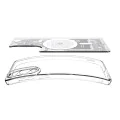 Калъф за Samsung Galaxy S25 Edge - Spigen - Ultra Hybrid Zero One MagSafe - Бял