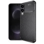 Калъф за Samsung Galaxy S25 Edge - Techsuit - CarbonFiber - Черен