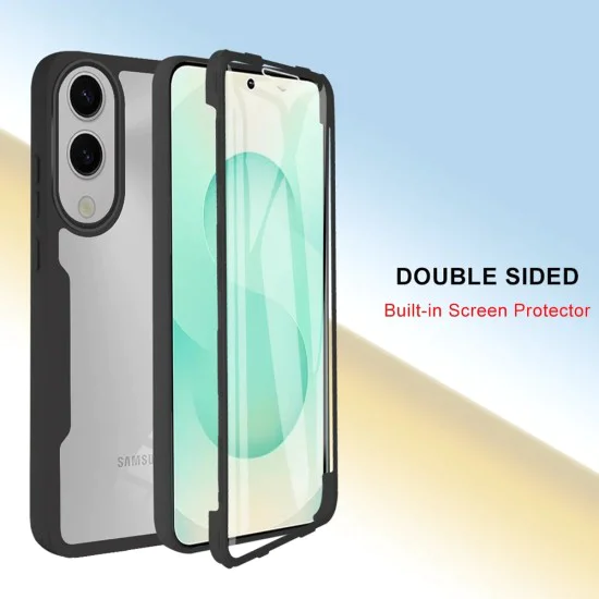 Калъф за Samsung Galaxy S25 Edge - Techsuit - ColorVerse 360 ​​Series + Screen Protector - Син