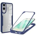 Калъф за Samsung Galaxy S25 Edge - Techsuit - ColorVerse 360 ​​Series + Screen Protector - Син