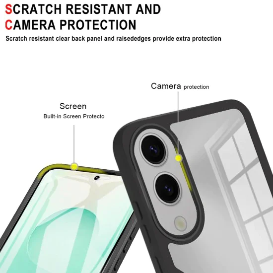 Калъф за Samsung Galaxy S25 Edge - Techsuit - ColorVerse 360 ​​Series + Screen Protector - Син