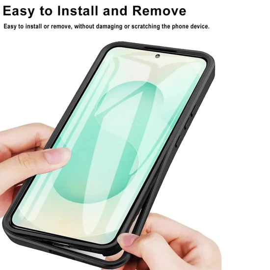 Калъф за Samsung Galaxy S25 Edge - Techsuit - ColorVerse 360 ​​Series + Screen Protector - Син