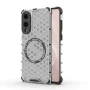 Калъф за Samsung Galaxy S25 Edge - Techsuit - HoneyComb Shield MagSafe - Бял
