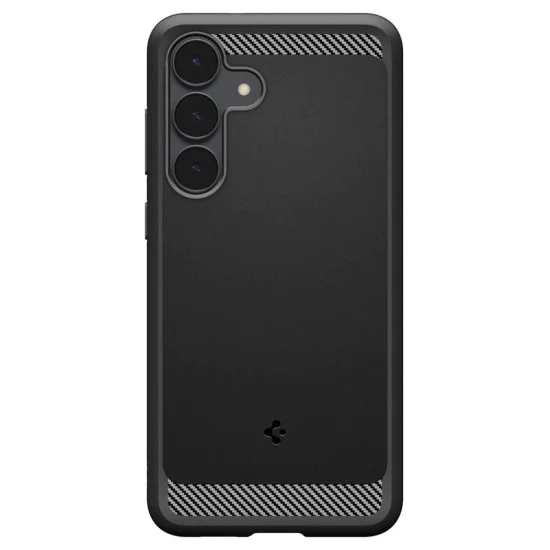 Калъф за Samsung Galaxy S25 FE – Spigen Rugged Armor – Матово черен