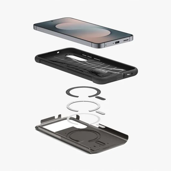 Калъф за Samsung Galaxy S25 FE - Spigen - Slim Armor MagSafe - Gunmetal