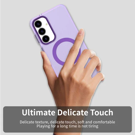 Калъф за Samsung Galaxy S25 FE - Techsuit - CandyCase MagSafe - Лилав