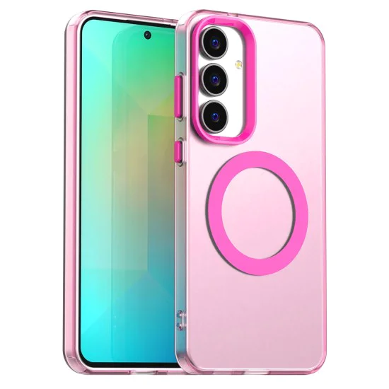 Калъф за Samsung Galaxy S25 FE - Techsuit - CandyCase MagSafe - Розов