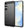 Калъф за Samsung Galaxy S25 FE - Techsuit - Carbon Silicone - Черен