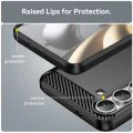 Калъф за Samsung Galaxy S25 FE - Techsuit - Carbon Silicone - Черен