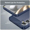 Калъф за Samsung Galaxy S25 FE - Techsuit - Carbon Silicone - Син