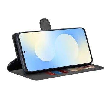 Калъф за Samsung Galaxy S25 FE - Techsuit - Diary Book - Черен