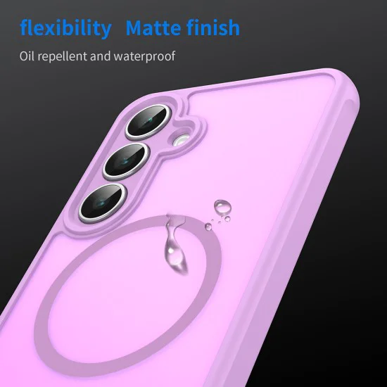 Калъф за Samsung Galaxy S25 FE - Techsuit - HaloFrost II MagSafe - Розов