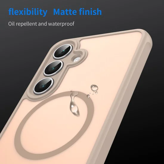 Калъф за Samsung Galaxy S25 FE - Techsuit - HaloFrost II MagSafe - Златист