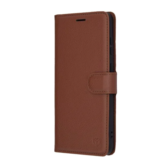 Калъф за Samsung Galaxy S25 FE - Techsuit - Leather Folio - Кафяв