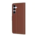 Калъф за Samsung Galaxy S25 FE - Techsuit - Leather Folio - Кафяв