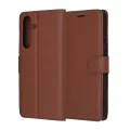 Калъф за Samsung Galaxy S25 FE - Techsuit - Leather Folio - Кафяв