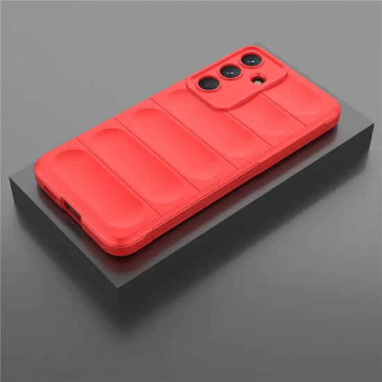 Калъф за Samsung Galaxy S25 FE - Techsuit - Magic Shield - Червен