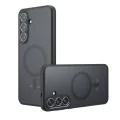 Калъф за Samsung Galaxy S25 FE - Techsuit - PureFrost MagSafe - Матирано Черен