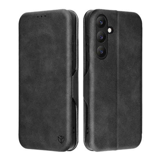 Калъф за Samsung Galaxy S25 FE - Techsuit - Safe Wallet Plus - Черен