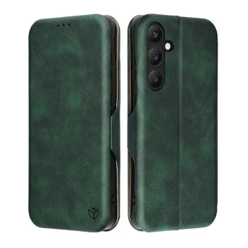 Калъф за Samsung Galaxy S25 FE - Techsuit - Safe Wallet Plus - Зелен