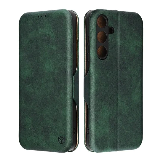 Калъф за Samsung Galaxy S25 FE - Techsuit - Safe Wallet Plus - Зелен