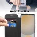 Калъф за Samsung Galaxy S25 FE - Techsuit - SmartMag Book Case - Черен
