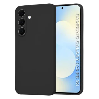Калъф за Samsung Galaxy S25 FE - Techsuit - SoftFlex - Черен
