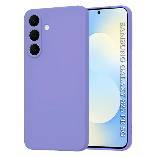 Калъф за Samsung Galaxy S25 FE - Techsuit - SoftFlex - Светло лилав