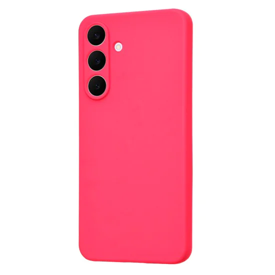 Калъф за Samsung Galaxy S25 FE - Techsuit - SoftFlex - Ярко розов