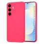 Калъф за Samsung Galaxy S25 FE - Techsuit - SoftFlex - Ярко розов
