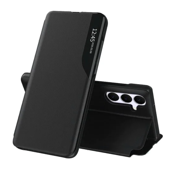 Калъф за Samsung Galaxy S25 FE - Techsuit - eFold серия - Черен
