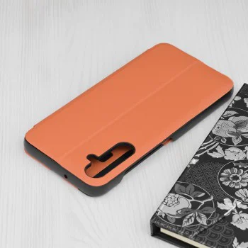 Калъф за Samsung Galaxy S25 FE - Techsuit - eFold серия - Оранжев