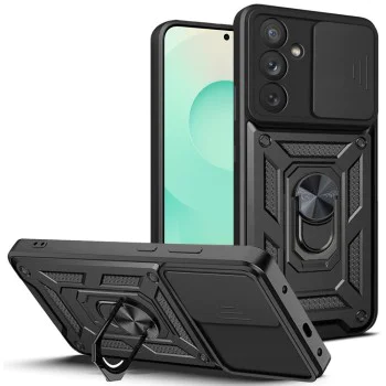 Калъф за Samsung Galaxy S25 FE - Techsuit - серия CamShield - Черен