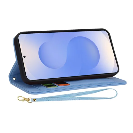 Калъф за Samsung Galaxy S25 - FlipCraft - Vibrant Blue