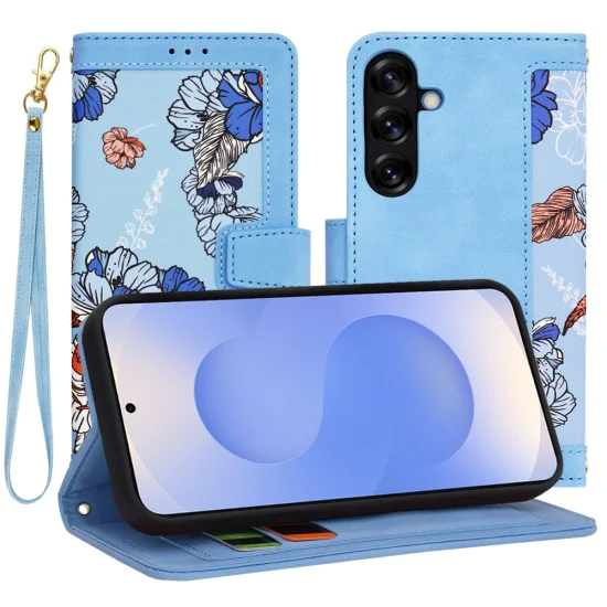 Калъф за Samsung Galaxy S25 - FlipCraft - Vibrant Blue