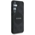 Калъф за Samsung Galaxy S25 - Guess - 4G Circle Classic Logo MagSafe (GUHMS25SP4PGRSGK) - Черен