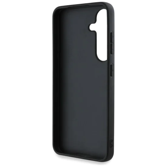 Калъф за Samsung Galaxy S25 - Guess - Hardcase 4G Big Metal Logo (GUHCS25S4GMGBR) - Кафяв